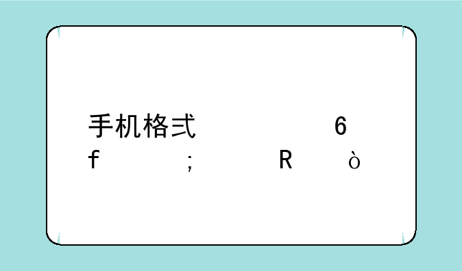 手机格式转换器怎样用？